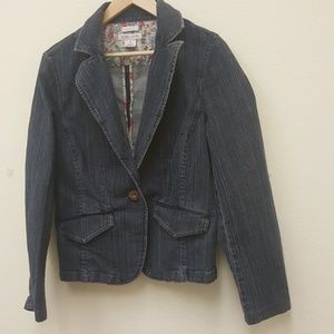 Women's jean jacket blazer
